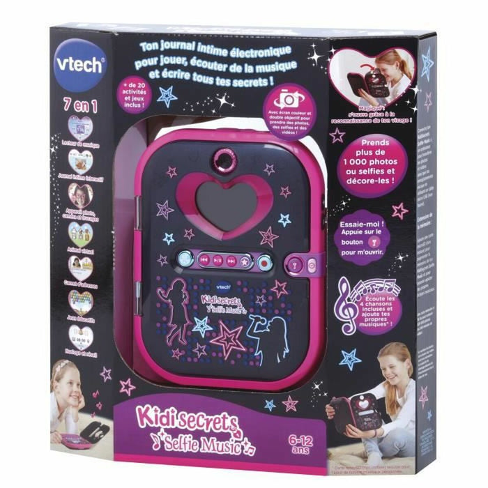 Agendă KidiSecrets Selfie Music Vtech 163675 (FR)