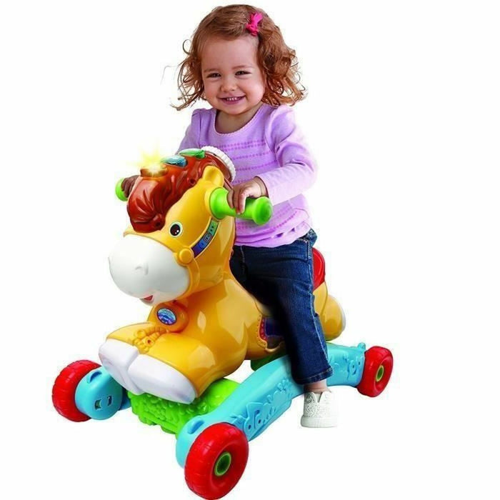 Mașină-Premergător Vtech  P'Tit Galop, My Pony Basculo Balansoar Muzical + 1 An