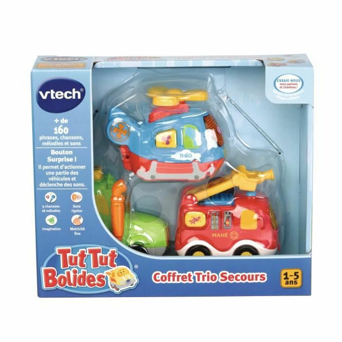Set de 3 Mașini Vtech Tut Tut Bolides Multicolor