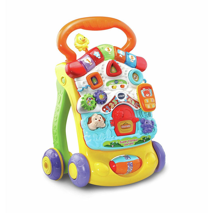 Mașină-Premergător Vtech Super Trotteur Parlant 2 En 1 Orange (FR) Multicolor
