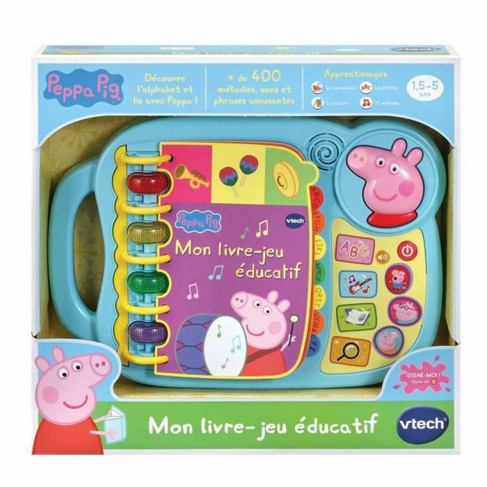 Joc Educativ Vtech Peppa Pig - Mon Livre-Jeu Éducatif (FR)