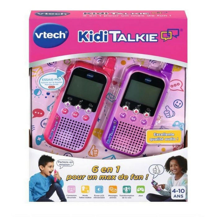 Walkie-Talkie Vtech Kidi Talkie Mov Roz