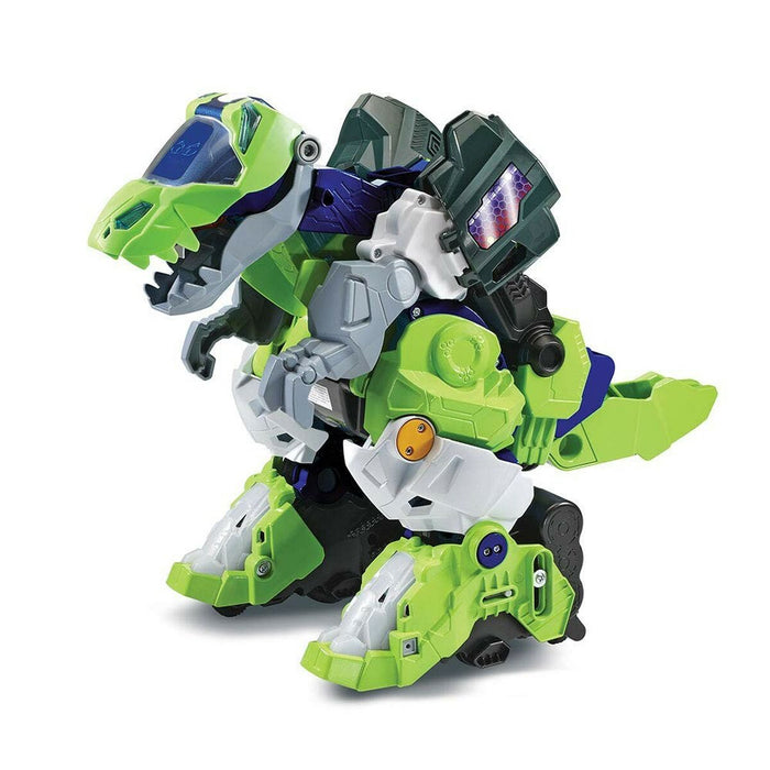Robot Vtech Switch&Go Dinos Verde Dinozaur 2 în 1 Control radio