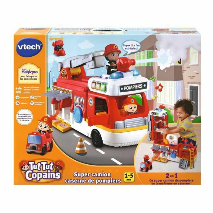 Stația de Pompieri Vtech Tut Tut Buddies Playset Figură