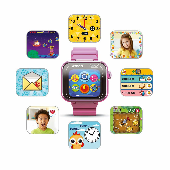 Ceas Copii Vtech Kidizoom Smartwatch Max 256 MB Interactiv Roz
