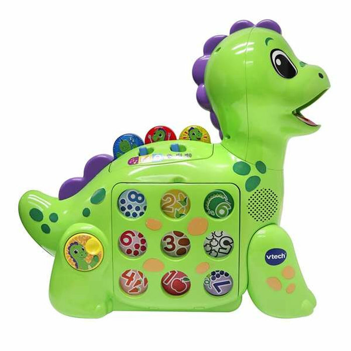 Jucărie interactivă Vtech 35 x 13,3 x 33 cm Verde Dinozaur Jucărie interactivă Desen Magnetic Măr