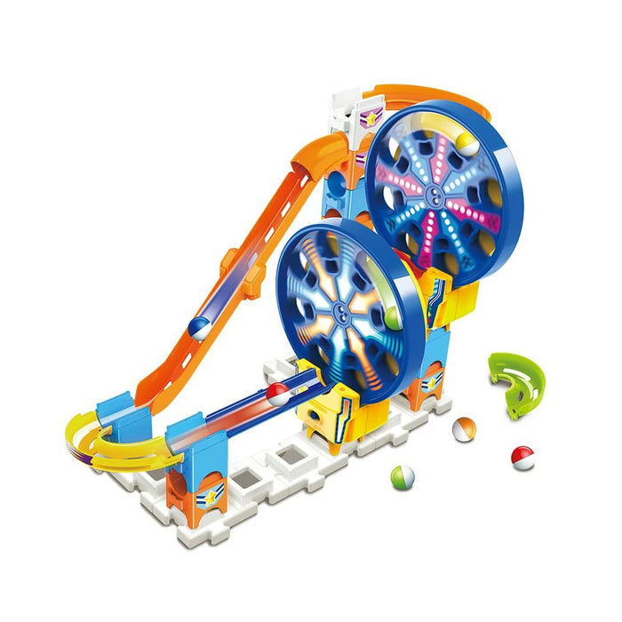 Set de bile Vtech Marble Rush - Expansion Kit Electronic - Fun Fair Set Circuit 26 Piese Pistă cu Rampe + 4 Ani