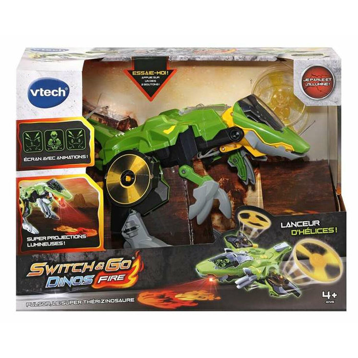 Vehicul Transformator Vtech Switch & Go Dinos Tericinosaurio 20 x 34 x 19 cm Avion