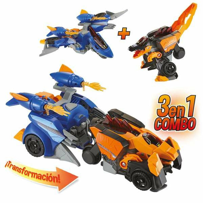 Vehicul Transformator Vtech Switch&Go Mega T-REX S.O.S. Sunet 3 în 1
