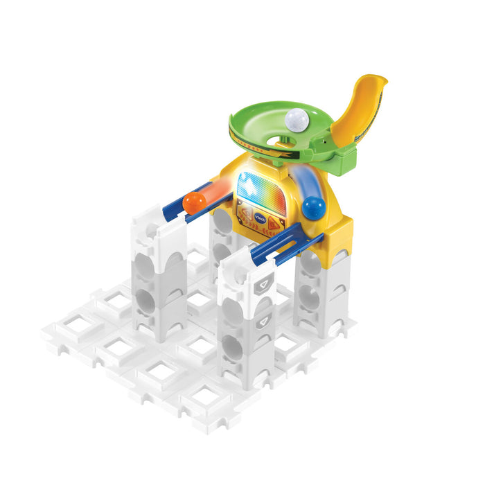 Set de bile Vtech Marble Rush - Expansion Kit Electronic - Trechter Circuit 4 Piese Pistă cu Rampe + 4 Ani