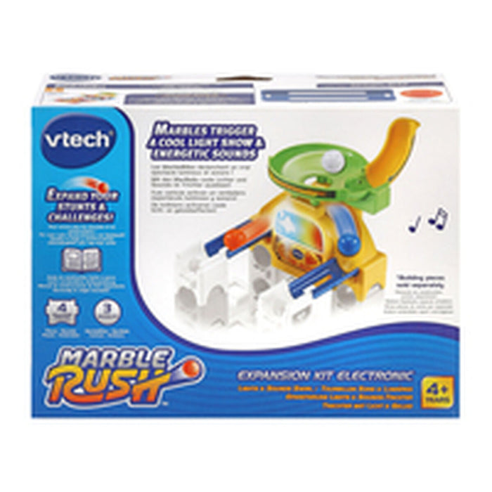 Set de bile Vtech Marble Rush - Expansion Kit Electronic - Trechter Circuit 4 Piese Pistă cu Rampe + 4 Ani