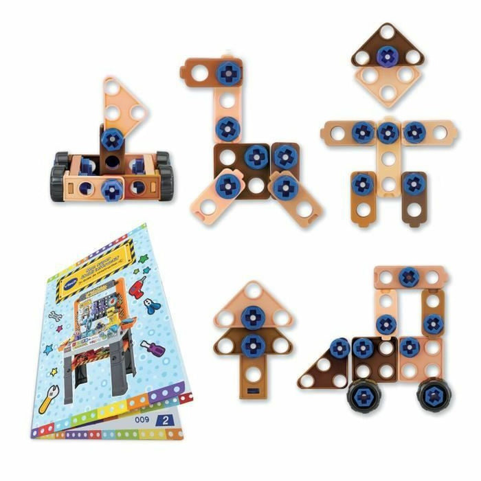 Set deunelte pentru copii Vtech Mon super établi interactif 62 Piese