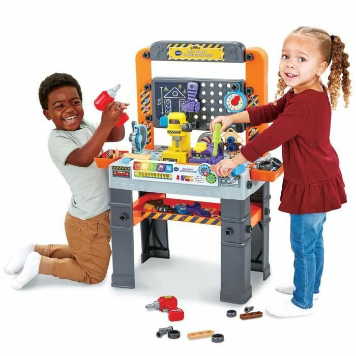 Set deunelte pentru copii Vtech Mon super établi interactif 62 Piese