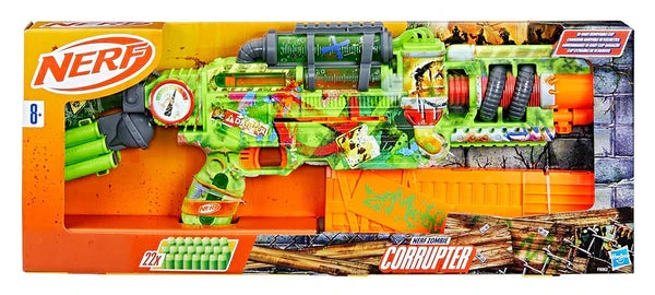 Lansator Hasbro Nerf Zombie Corrupter, 22 de săgeți, 8+ ani