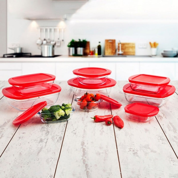 Cutie pentru prânz ermetică Ô Cuisine Transparent Sticlă borosilicată