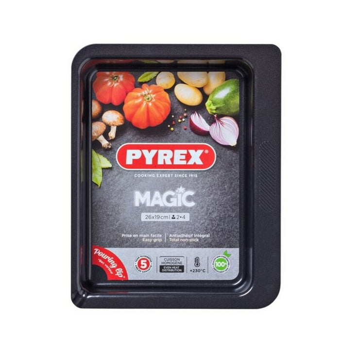 Tavă pentru Cuptor Anti-lipire Pyrex Magic oțel galvanizat