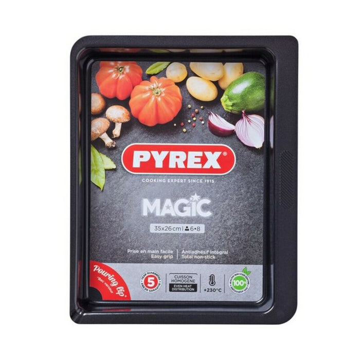 Tavă pentru Cuptor Anti-lipire Pyrex Magic oțel galvanizat