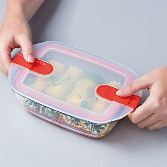 Cutie pentru Prânz Pyrex COOK&HEAT Transparent Sticlă
