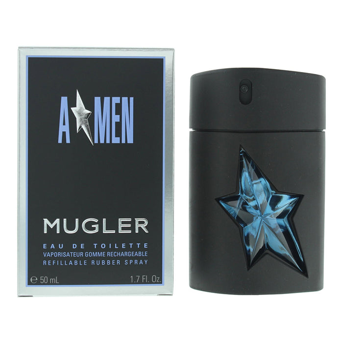 Apă de toaletă Thierry Mugler A Men, reîncărcabilă, pentru bărbați, 50 ml