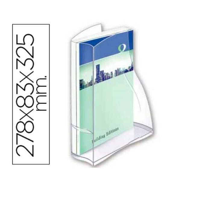 Suport pentru reviste Cep 1003700111 Transparent Plastic A4