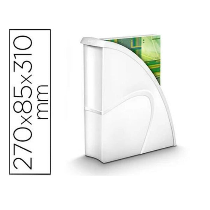 Suport pentru reviste Cep 1006740021 Alb Plastic A4