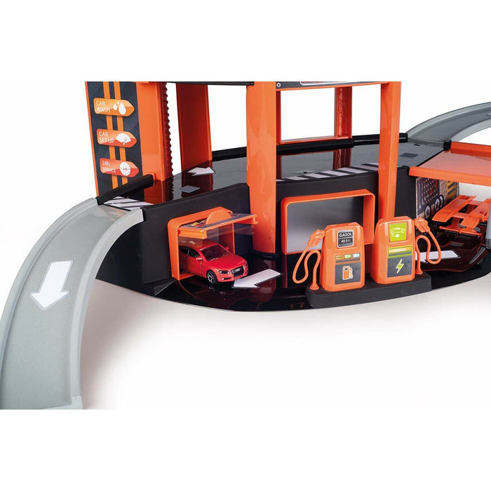 Set de Jucării cu Vehicule Majorette Garage Motor City Plus