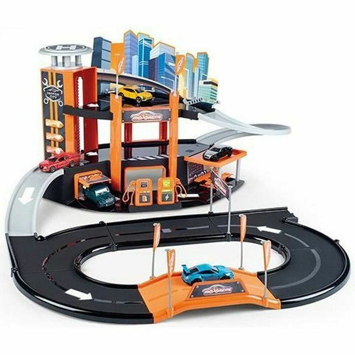 Set de Jucării cu Vehicule Majorette Garage Motor City Plus