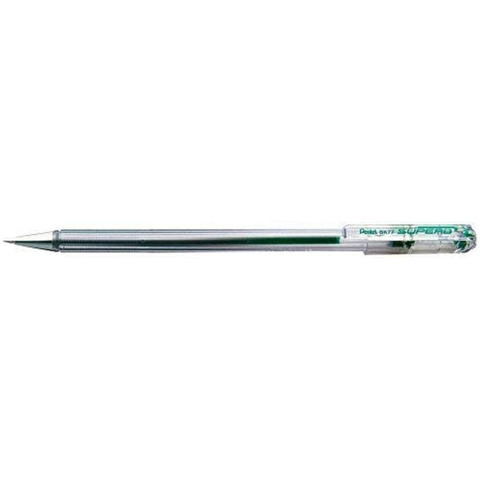 Stilou Pentel Superb Bk77 Verde 12 Piese