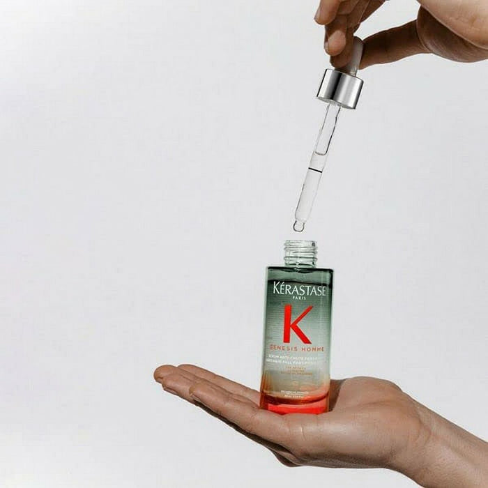nuo plaukų slinkimo Kerastase Genesis Homme Tratament Fortifiant 90 ml