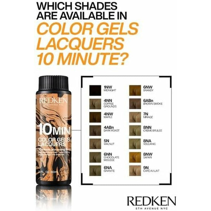 Vopsea Permanentă Redken Color Gels Lacquers Minutos 3 x 60 ml Nº 6ABN-6.19 (3 Unități)