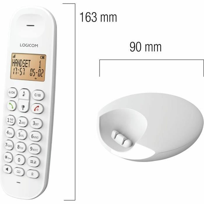 Telefon Fix Logicom DECT ILOA 150 SOLO Alb