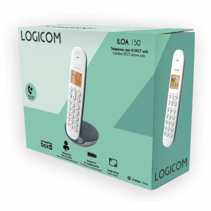 Telefon Fix Logicom DECT ILOA 150 SOLO Slate