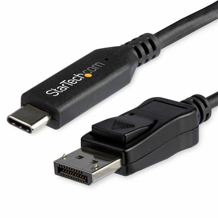 Adaptor USB C la DisplayPort Startech CDP2DP146B           (1,8 m) Negru