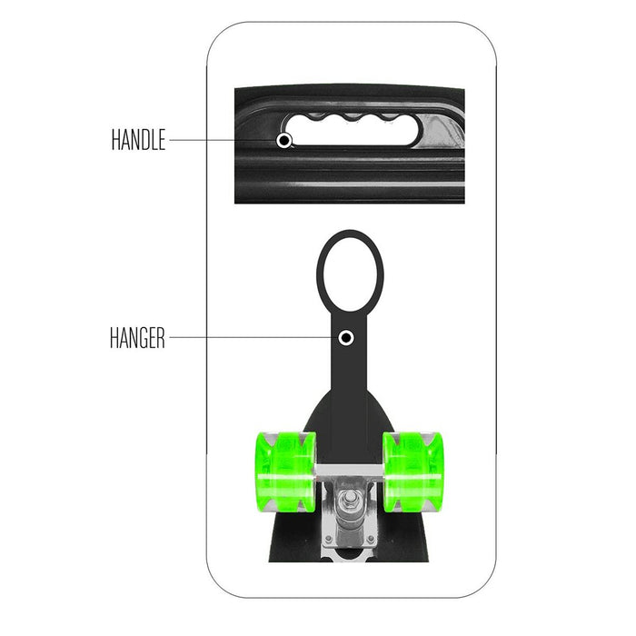 Skateboard Stamp Verde