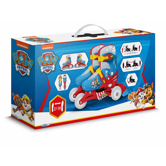 Patine cu Rotile The Paw Patrol Albastru Roșu