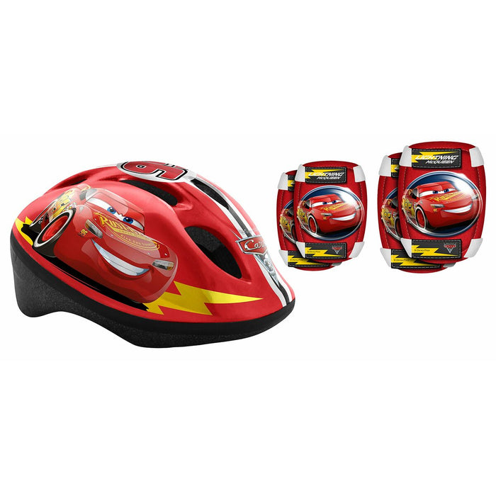 Kit Cască și Genunchiere Stamp Cars