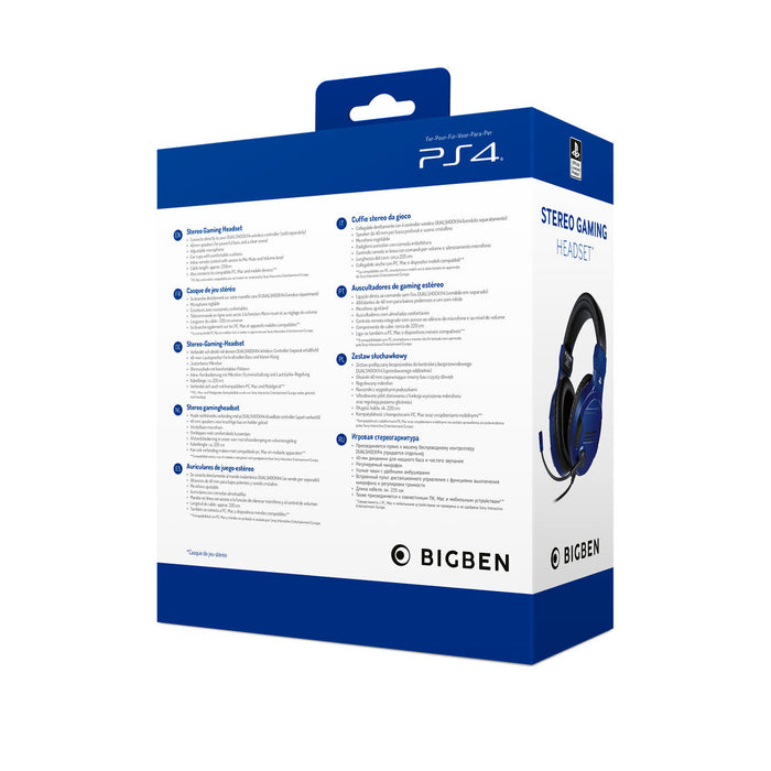 Căști cu Microfon Gaming Nacon PS4OFHEADSETV3BLUE