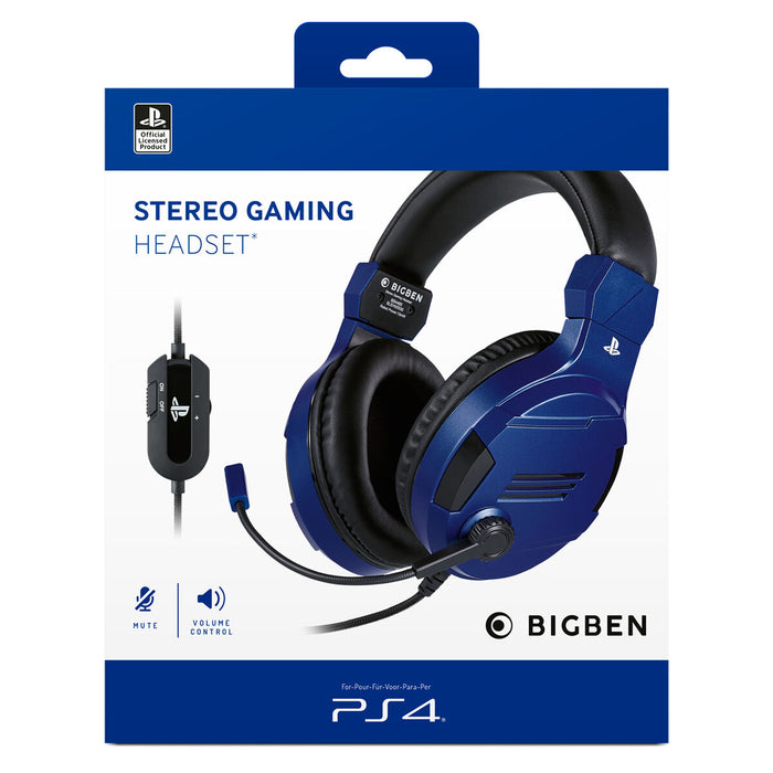 Căști cu Microfon Gaming Nacon PS4OFHEADSETV3BLUE