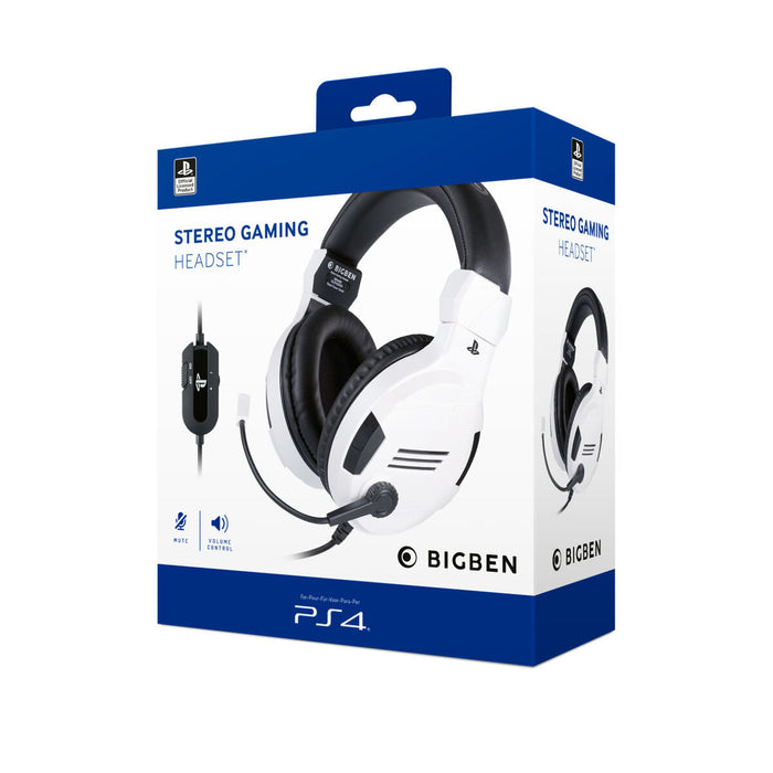 Căști cu Microfon Gaming Nacon PS4OFHEADSETV3WHITE