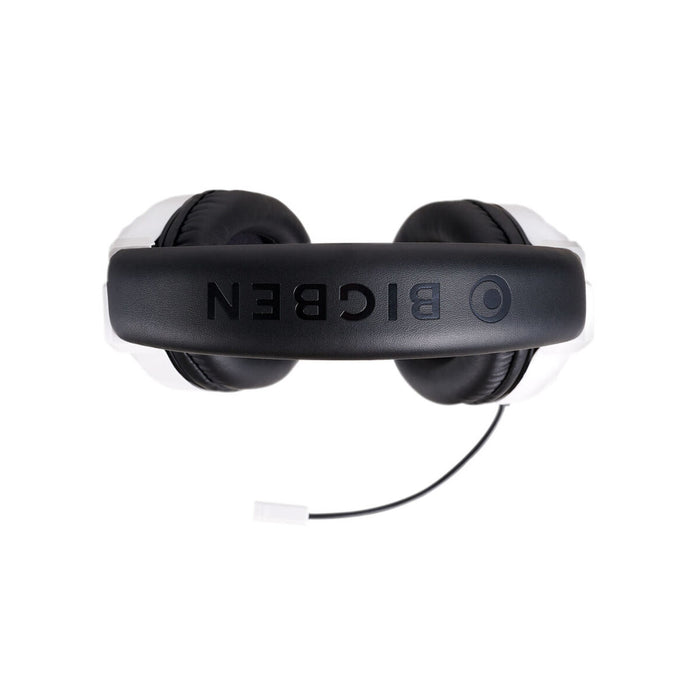 Căști cu Microfon Gaming Bigben PS4OFHEADSETV3WHITE Negru/Alb