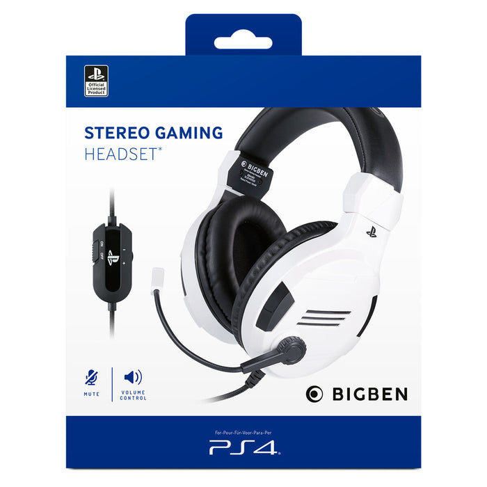 Căști cu Microfon Gaming Nacon PS4OFHEADSETV3WHITE
