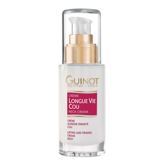 Cremă Anti-aging pentru Gât Guinot Longue Vie 30 ml