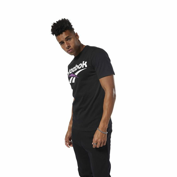 Tricou cu Mânecă Scurtă Bărbați Reebok Classic Vector Negru