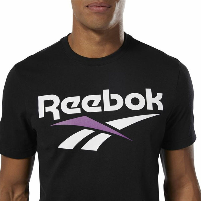 Tricou cu Mânecă Scurtă Bărbați Reebok Classic Vector Negru
