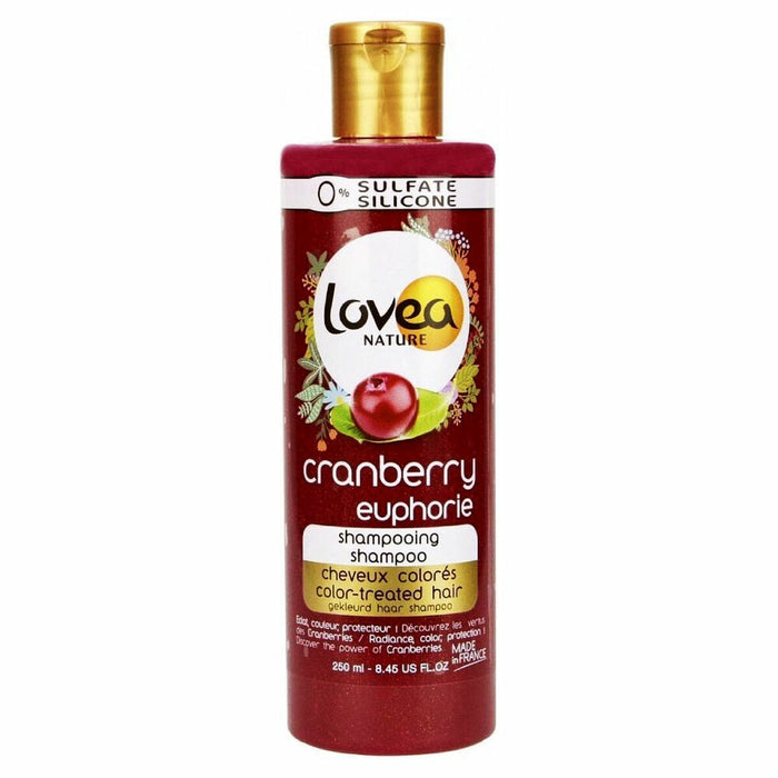 Șampon pentru Păr Vopsit Lovea Nature Cranberry Euphorie (250 ml)