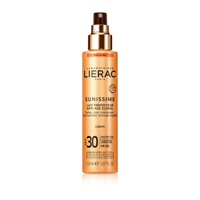 Loțiune de protecție solară Lierac Sunissime, antiîmbătrânire, SPF 30, 150 ml