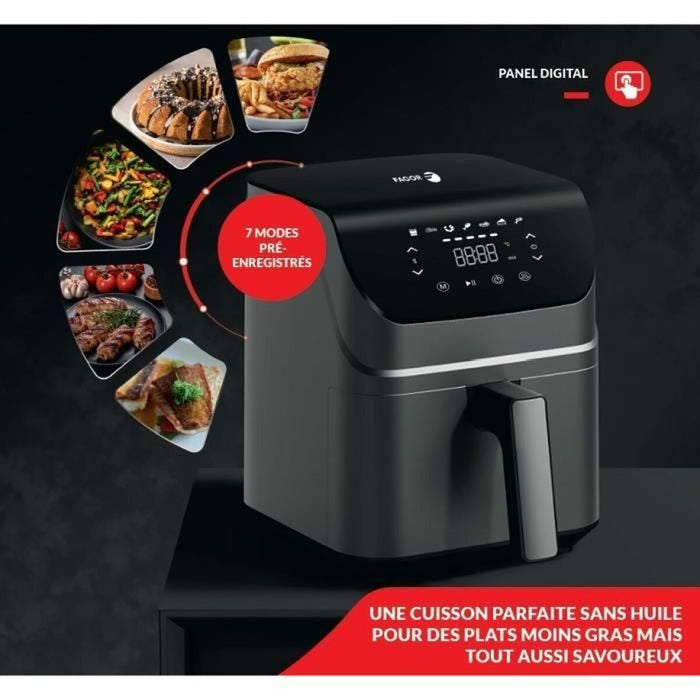 Friteuză fără Ulei Fagor Negru 1350 W 4,3 L