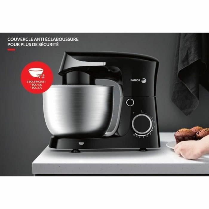 Robot de Bucătărie Fagor FG1563 Negru 1500 W 4,3 L