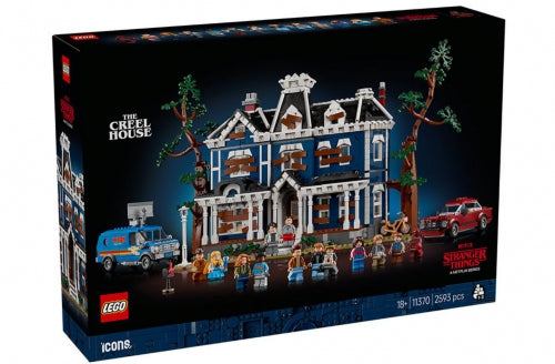 Set de construcție LEGO Icons Stranger Things, The Creel House, 2.593 piese, 18+ ani