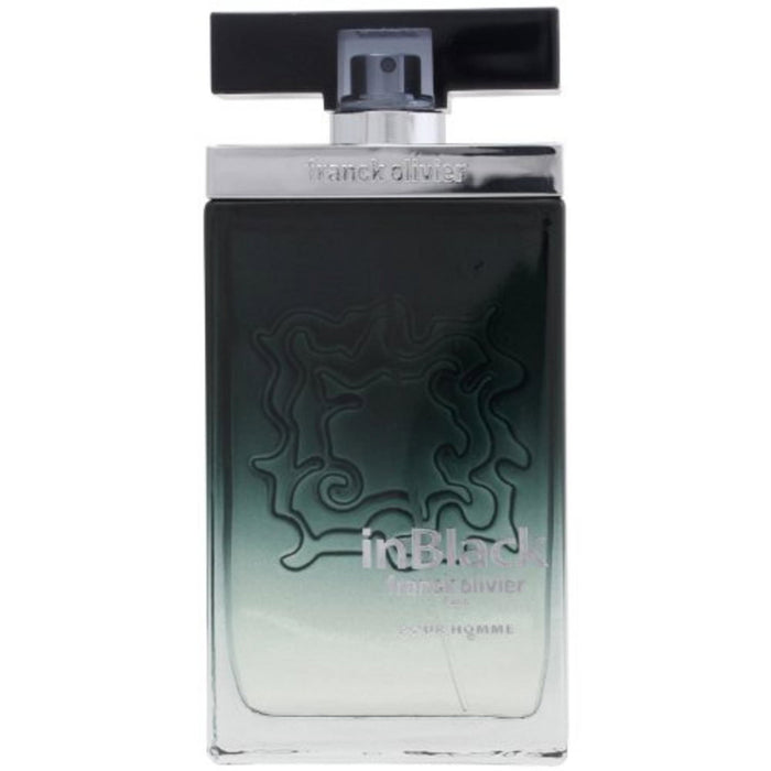 Apă de toaletă Franck Olivier In Black, pentru bărbați, 75 ml